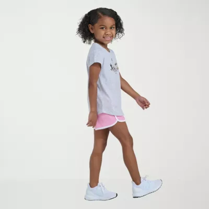 adidas Little Girls 2-pc. Short Set