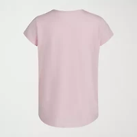 adidas Big Kid Girls Crew Neck Short Sleeve Regular Fit Graphic T-Shirt