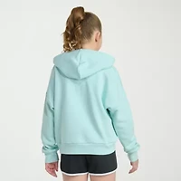 adidas Big Kid Girls Long Sleeve Fleece Active Hoodie