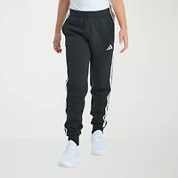 adidas Big Kid Girls Cuffed Mid Rise Regular Fit Fleece Jogger Pant