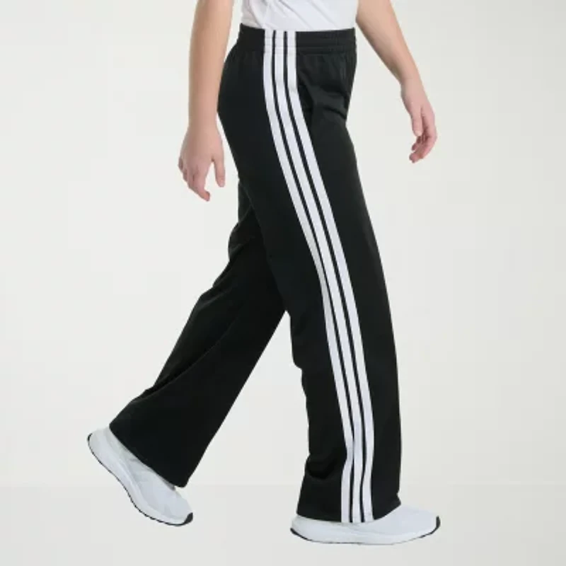 adidas Big Kid Girls Mid Rise Regular Fit Wide Leg Track Pant