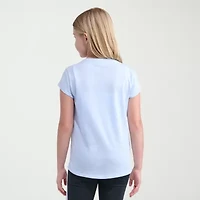 adidas Big Kid Girls Crew Neck Short Sleeve Slim Fit Graphic T-Shirt