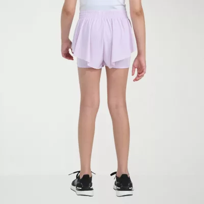 adidas Big Kid Girls Mid Rise Pull-On Short