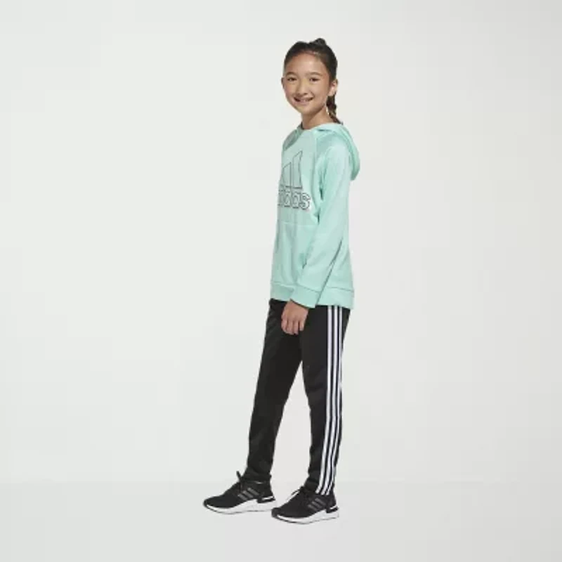 adidas Big Kid Girls Mid Rise Regular Fit Tapered Track Pant