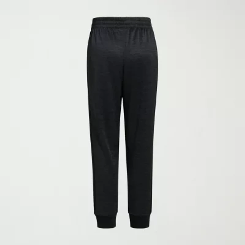 adidas Little Boys Cuffed Mid Rise Regular Fit Fleece Jogger Pant