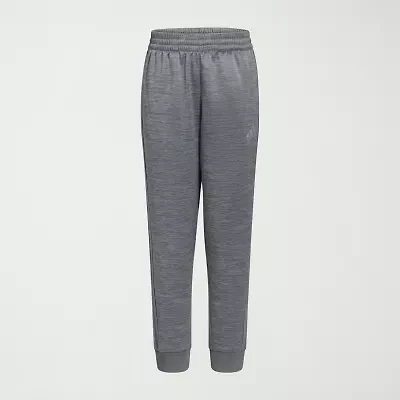 adidas Little Boys Cuffed Mid Rise Regular Fit Fleece Jogger Pant