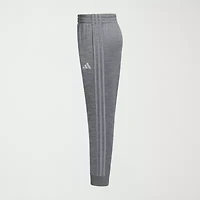 adidas Little Boys Cuffed Mid Rise Regular Fit Fleece Jogger Pant