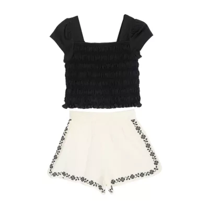 Rare Editions Big Kid Girls 2-pc. Short Set