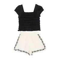 Rare Editions Big Kid Girls 2-pc. Short Set