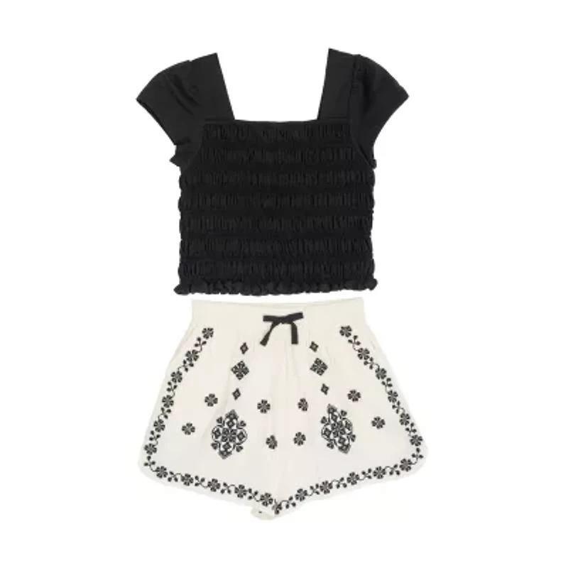 Rare Editions Big Kid Girls 2-pc. Short Set