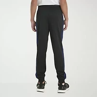 adidas Little Boys Cuffed Mid Rise Regular Fit Fleece Jogger Pant