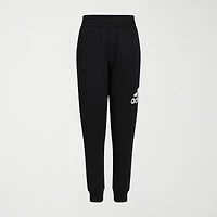 adidas Little Boys Cuffed Mid Rise Regular Fit Fleece Jogger Pant