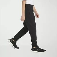 adidas Little Boys Cuffed Mid Rise Regular Fit Fleece Jogger Pant