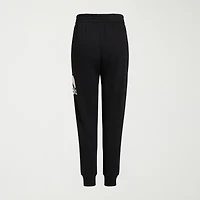 adidas Little Boys Cuffed Mid Rise Regular Fit Fleece Jogger Pant