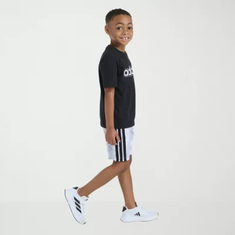 adidas Little Boys 2-pc. Short Set