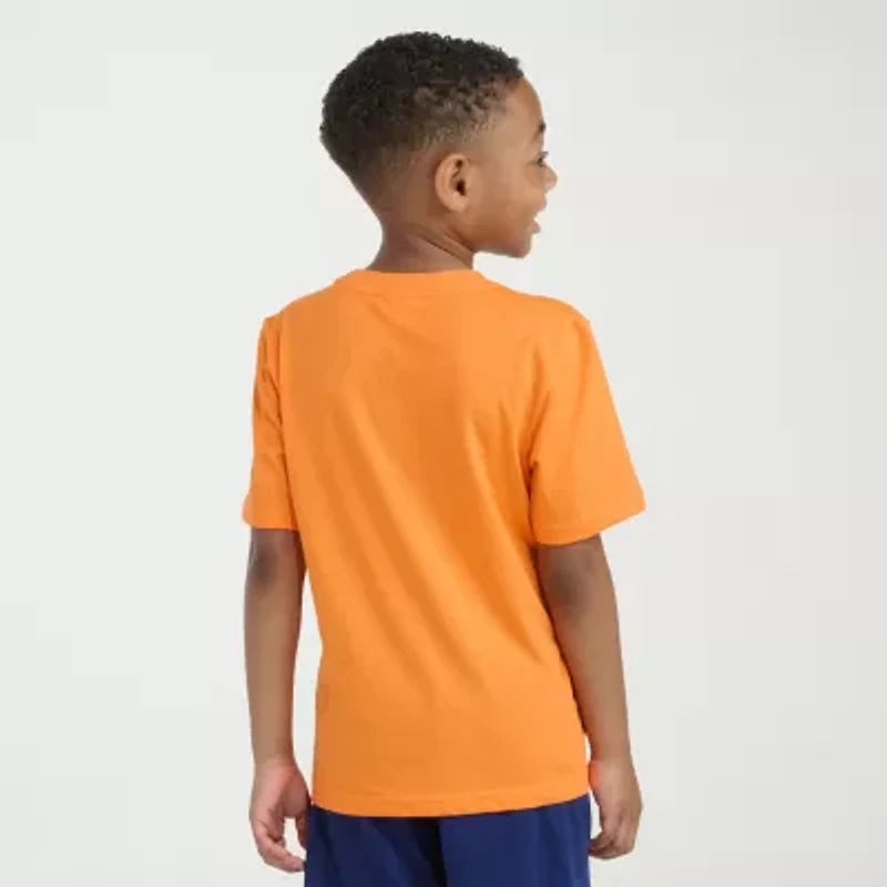 adidas Little Boys Crew Neck Short Sleeve Regular Fit Graphic T-Shirt