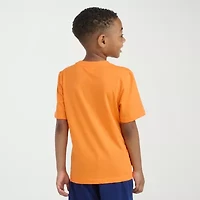 adidas Little Boys Crew Neck Short Sleeve Regular Fit Graphic T-Shirt