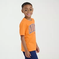 adidas Little Boys Crew Neck Short Sleeve Regular Fit Graphic T-Shirt