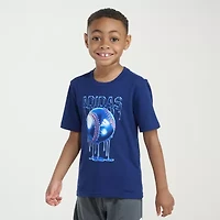 adidas Little Boys Crew Neck Short Sleeve Regular Fit Graphic T-Shirt