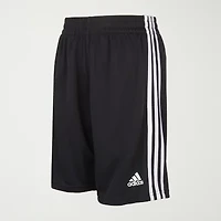 adidas Big Kid Boys Adjustable Waist Mid Rise Knit Pull-On Short