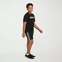 adidas Big Kid Boys Adjustable Waist Mid Rise Knit Pull-On Short