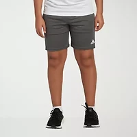 adidas Big Kid Boys Adjustable Waist Mid Rise Knit Pull-On Short