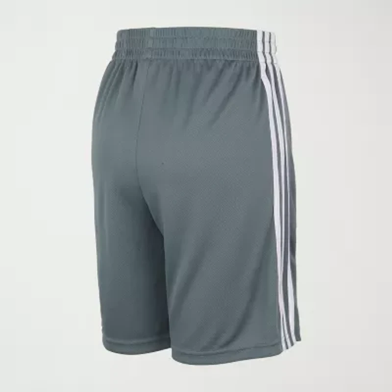 adidas Big Kid Boys Adjustable Waist Mid Rise Knit Pull-On Short