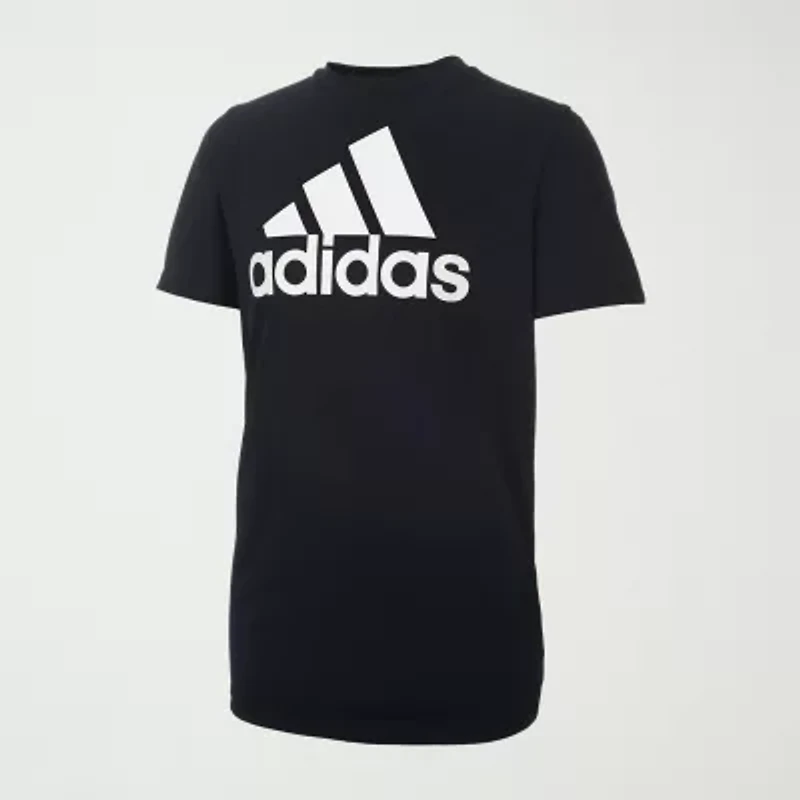 adidas Big Kid Boys Crew Neck Short Sleeve Regular Fit Graphic T-Shirt