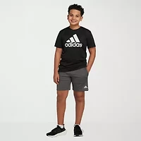 adidas Big Kid Boys Crew Neck Short Sleeve Regular Fit Graphic T-Shirt