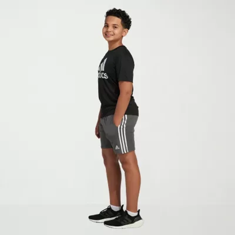 adidas Big Kid Boys Crew Neck Short Sleeve Regular Fit Graphic T-Shirt