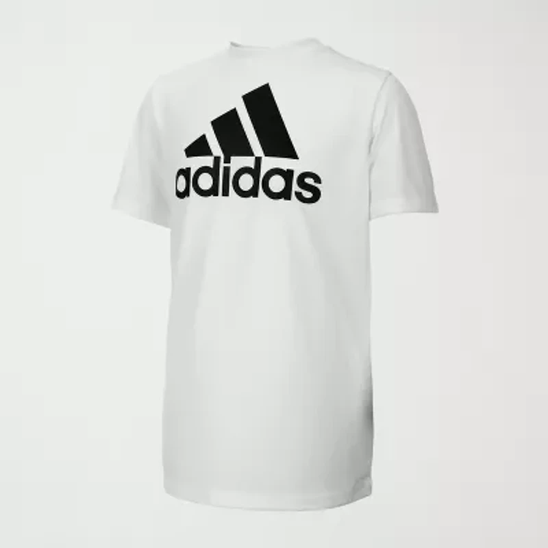 adidas Big Kid Boys Crew Neck Short Sleeve Regular Fit Graphic T-Shirt