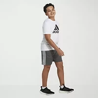 adidas Big Kid Boys Crew Neck Short Sleeve Regular Fit Graphic T-Shirt