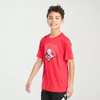 adidas Big Kid Boys Crew Neck Short Sleeve Regular Fit Graphic T-Shirt