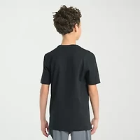 adidas Big Kid Boys Crew Neck Short Sleeve Regular Fit Graphic T-Shirt