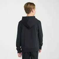 adidas Big Kid Boys Long Sleeve Fleece Active Hoodie