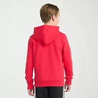 adidas Big Kid Boys Long Sleeve Fleece Active Hoodie