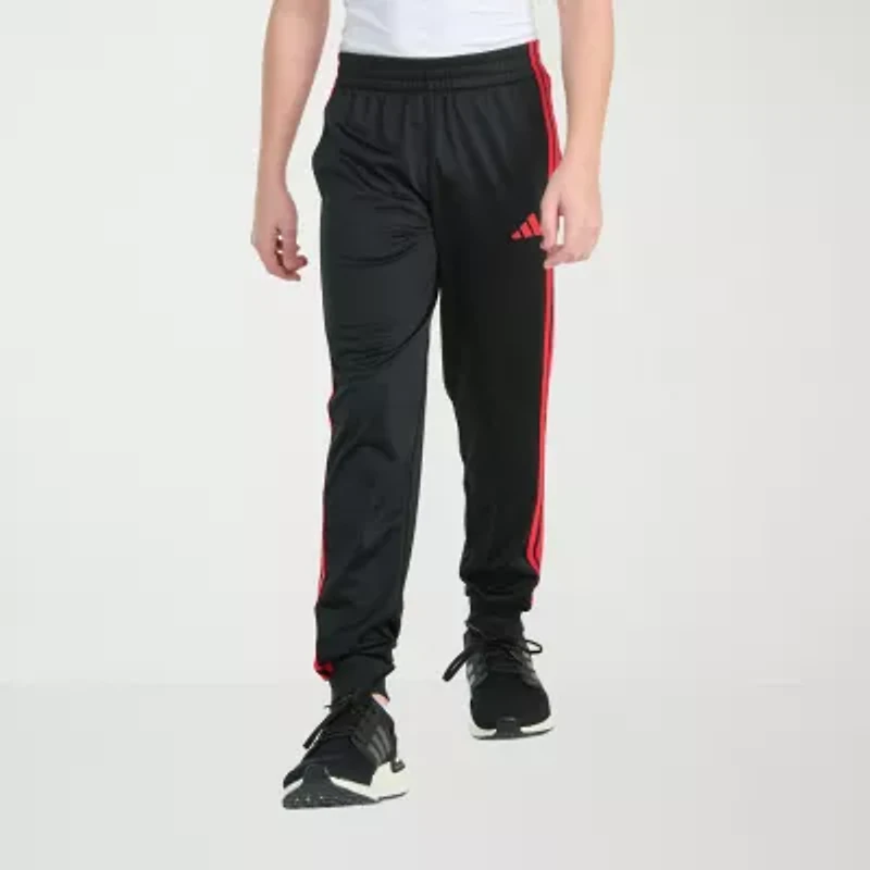 adidas Big Kid Boys Drawstring Waist Cuffed Mid Rise Regular Fit Jogger Pant