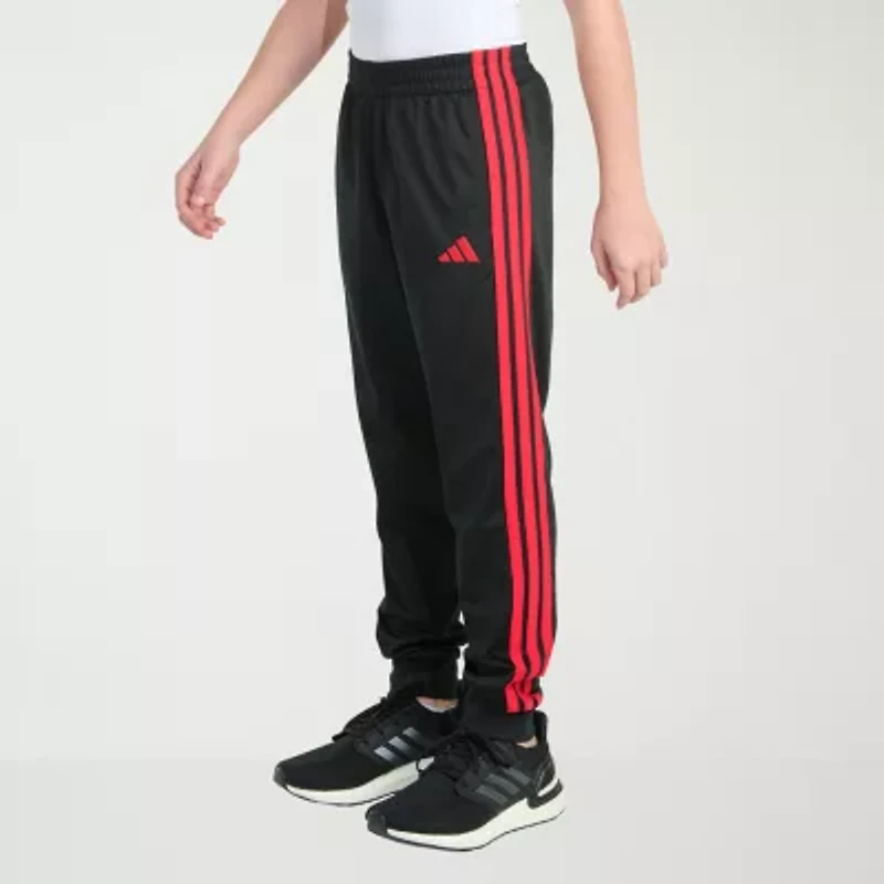 adidas Big Kid Boys Drawstring Waist Cuffed Mid Rise Regular Fit Jogger Pant