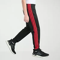 adidas Big Kid Boys Drawstring Waist Cuffed Mid Rise Regular Fit Jogger Pant