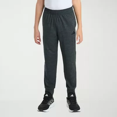 adidas Big Kid Boys Drawstring Waist Cuffed Mid Rise Slim Fit Jogger Pant