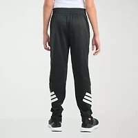 adidas Big Kid Boys Drawstring Waist Cuffed Mid Rise Regular Fit Fleece Jogger Pant