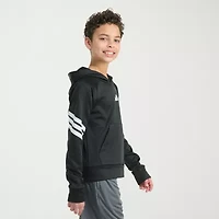 adidas Big Kid Boys Long Sleeve Fleece Active Hoodie