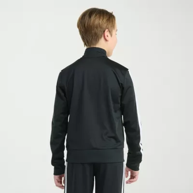 adidas Iconic Tricot Big Kid Boys Lightweight Track Jacket