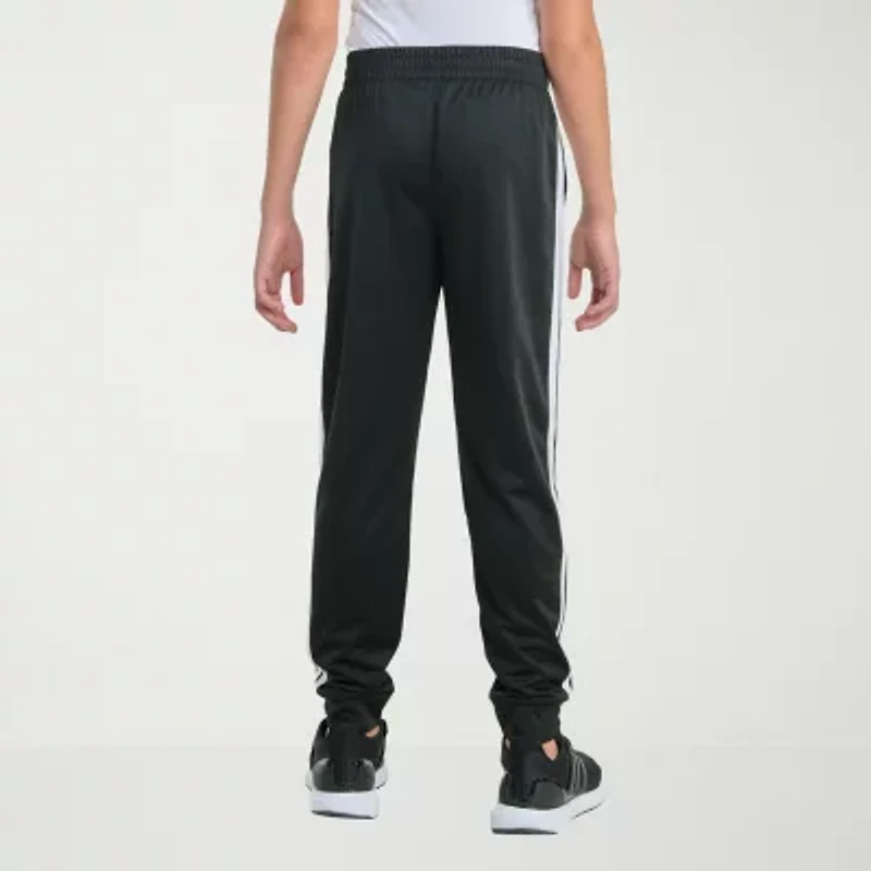 adidas Iconic Tricot Big Kid Boys Mid Rise Regular Fit Cuffed Track Pant