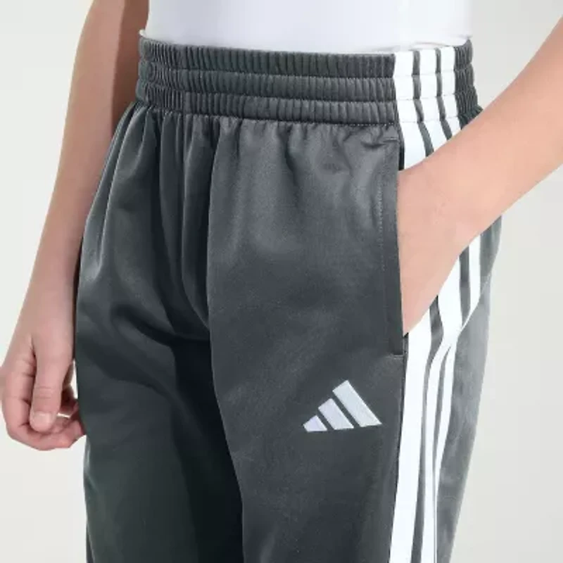 adidas Iconic Tricot Big Kid Boys Mid Rise Regular Fit Track Pant