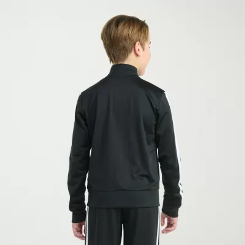 adidas Iconic Tricot Big Kid Boys Lightweight Track Jacket