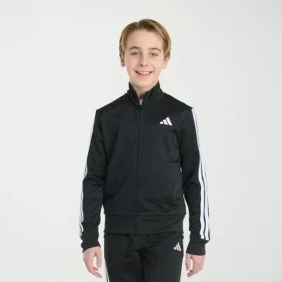 adidas Iconic Tricot Big Kid Boys Lightweight Track Jacket