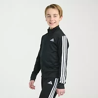 adidas Iconic Tricot Big Kid Boys Lightweight Track Jacket