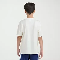 adidas Big Kid Boys Crew Neck Short Sleeve Regular Fit Graphic T-Shirt