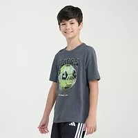 adidas Big Kid Boys Crew Neck Short Sleeve Regular Fit Graphic T-Shirt